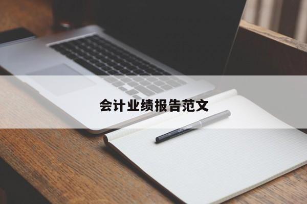 会计业绩报告范文